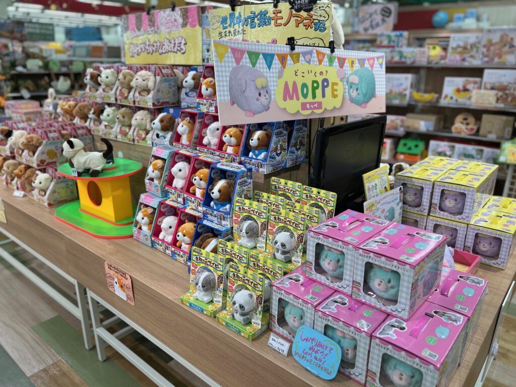 かわいい仲間が大集合！ぬいぐるみ特設コーナー！